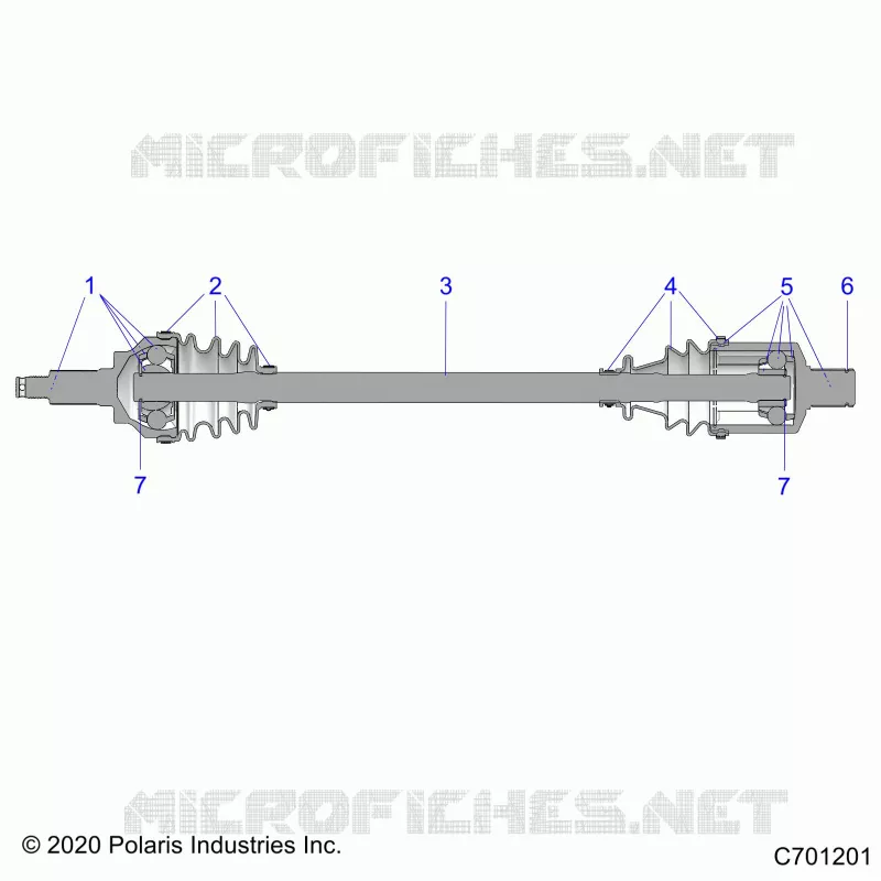 SYSTÃˆME DE TRANSMISSION, FRONT HALF SHAFT