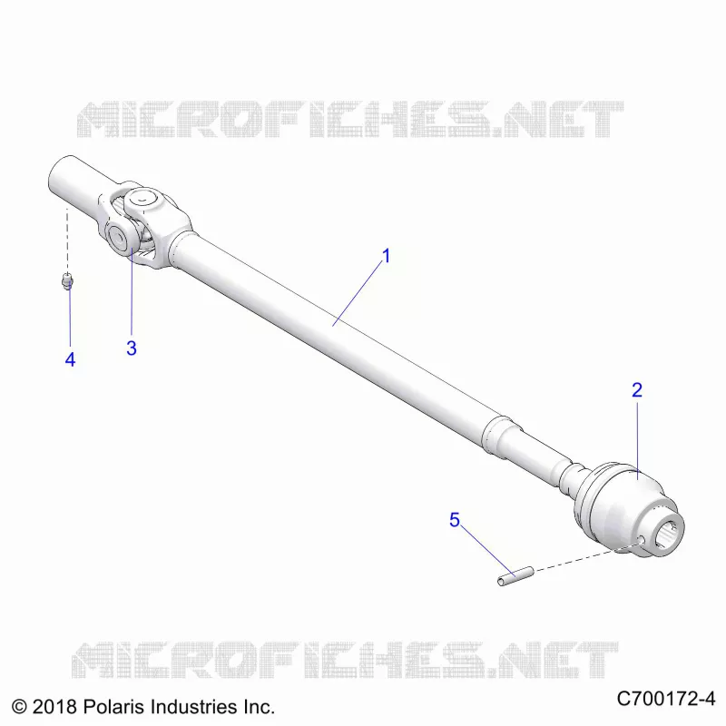 SYSTÃˆME DE TRANSMISSION, FRONT PROP SHAFT