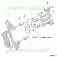FREIN AVANT CALIPER