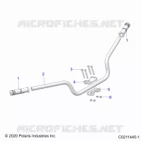 DIRECTION, HANDLEBAR- A24SXD95A9 (C0211445-1)