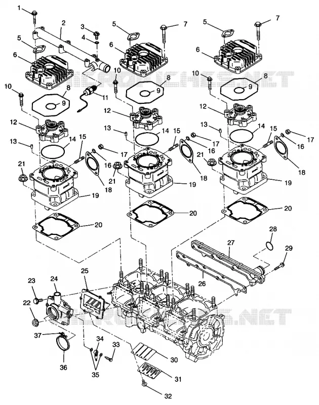 CYLINDRE ULTRA SKS 0960578, EUROPEAN ULTRA SKS E960578, AND ULTRA RMK 09609 (4931683168C009)