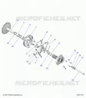 SYSTÃˆME DE TRANSMISSION, PRIMARY CLUTCH