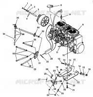 SUPPORT MOTEUR XLT E940767,  XLT SP E940667    XLT SKS E940567 (49274227420025)