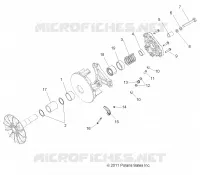 SYSTEME DE TRANSMISSION, PRIMARY CLUTCH