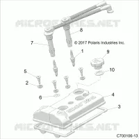 ENGINE, COUVERCLE SOUPAPE
