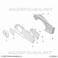 CLOSE OFF PANEL and ACCESS PANEL
