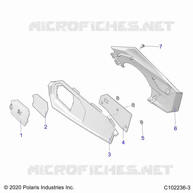 CLOSE OFF PANEL and ACCESS PANEL