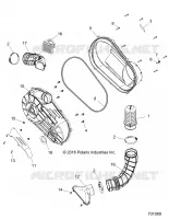 DRIVE TRAIN, COUVERCLE D'EMBRAYAGE AND DUCTING