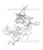 SUPPORT MOTEUR 500 SP/500 SKS (4921262126033A)