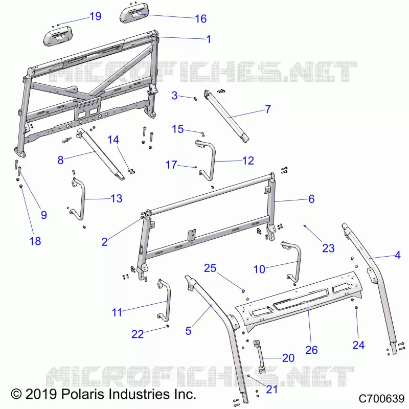 CHASSIS, CAB CADRE