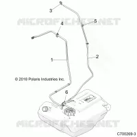 BODY, CARBURANT LINES, STD.