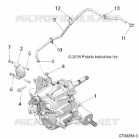 DRIVE TRAIN, MAIN SUPPORT PONT