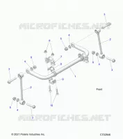 SUSPENSION, FRONT BARRE STABILISATRICE