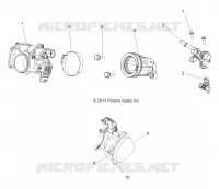 ENGINE, CORPS DE PAPILON AND FUEL RAIL
