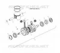 PISTON ET VILEBREQUIN (600)