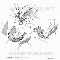 CARROSSERIE AVANT ASM./FENDERS