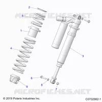 SUSPENSION AVANT SHOCK MOUNTING