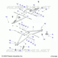SUSPENSION AVANT CONTROL ARMS