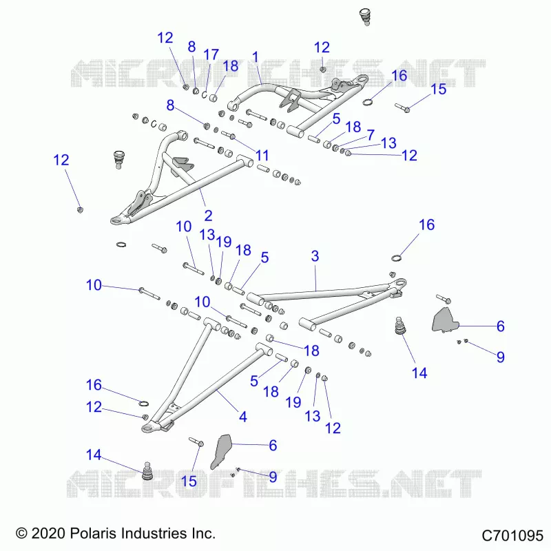 SUSPENSION AVANT CONTROL ARMS