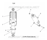 SUSPENSION, AMORTISSEUR, FRONT TRACK