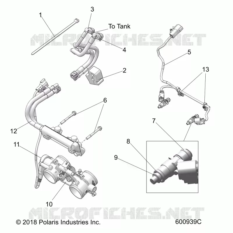 SYSTÃˆME D'ALIMENTATION, RAIL, LINES AND THROTTLE BODY