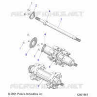 DRIVE TRAIN, JACKSHAFT AND ARBRE DE TRANSMISSION