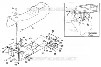 SIEGE ET RESERVOIR CLASSIC TOURING 0973365 and EUROPEAN CLASSIC TOURING E973 (4938493849A009)