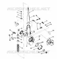 JAMBE DE FORCE AVANT 250 6x6 / W928727 (4922842284012A)
