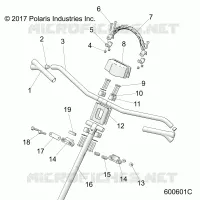 STEERING, GUIDON MOUNTING