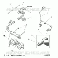 SYSTÃˆME D'ALIMENTATION, RAIL, LINES AND THROTTLE BODY