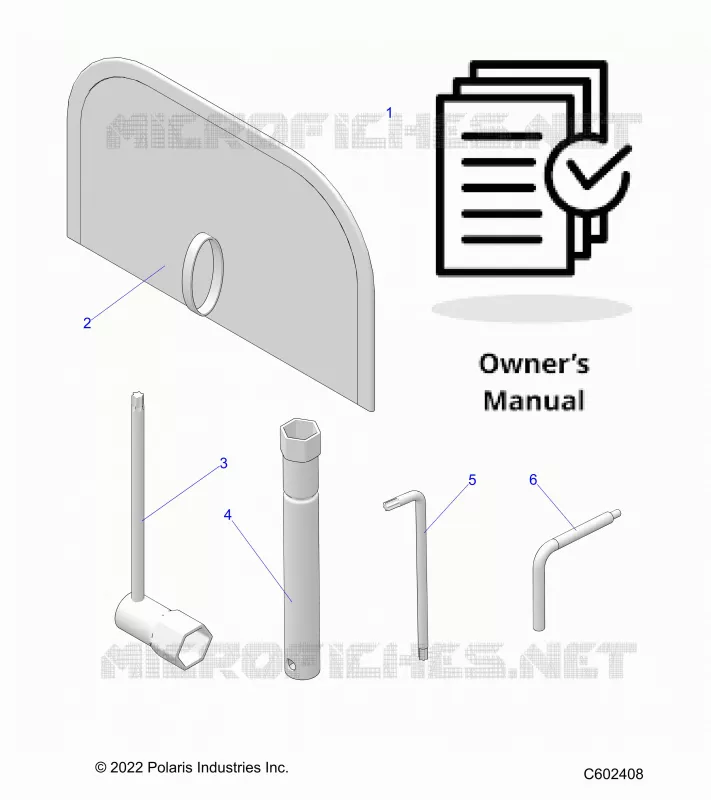 REFERENCE, TOOLS AND MANUEL DU PROPRIETAIRE