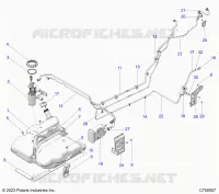 SYSTÃˆME D'ALIMENTATION, EVAP FUEL TANK ASM.