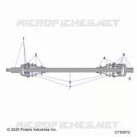 SYSTÃˆME DE TRANSMISSION, FRONT HALF SHAFT