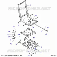 SIEGE BASE ADJUSTOR, TRACTOR