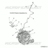 DRIVE TRAIN, MAIN SUPPORT PONT