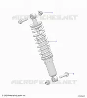 SUSPENSION, AMORTISSEUR AVANT