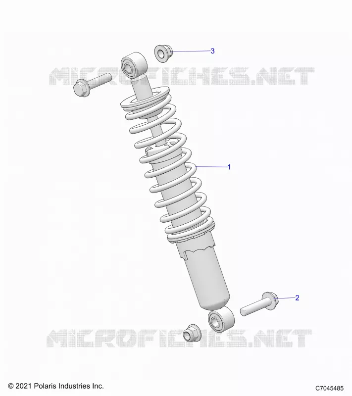 SUSPENSION, AMORTISSEUR AVANT