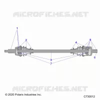 SYSTÃˆME DE TRANSMISSION, FRONT HALF SHAFT