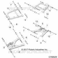SUSPENSION ARRIERE CONTROL ARMS