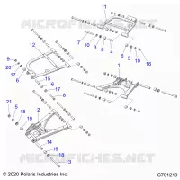 SUSPENSION ARRIERE CONTROL ARMS