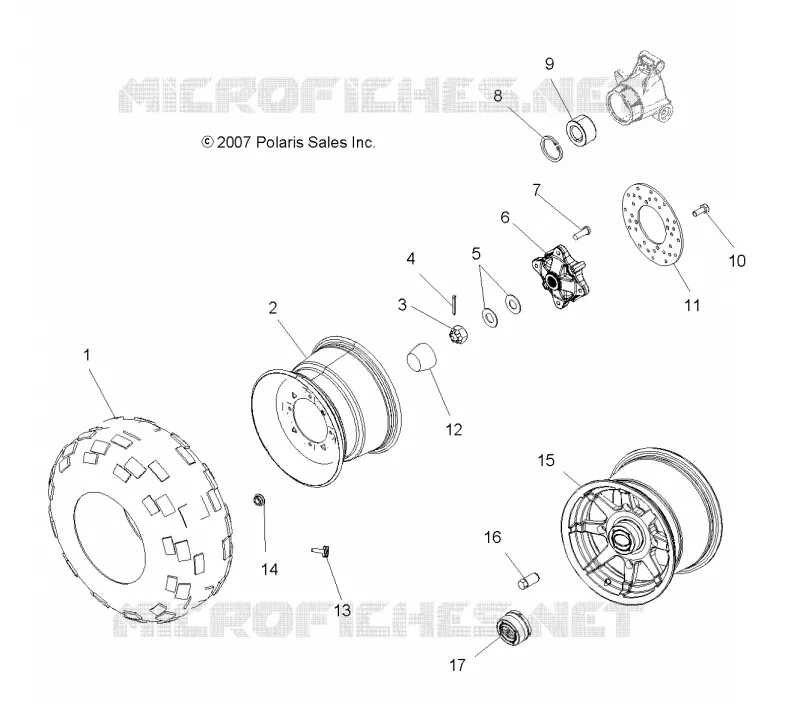 ROUES, REAR