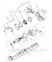 DEMARREUR ASSEMBLY  UPDATED 5/90 (4917721772036A)