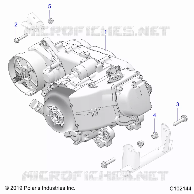 MOTEUR, MOTEUR AND TRANSMSSION MOUNTING