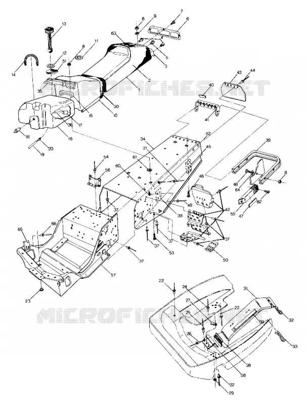 CHASSIS AND SIEGE SPORT (4916821682001A)