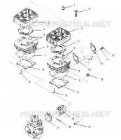 CYLINDRE SPORT 0950443, SPORT TOURING 0950243  and EUROPEAN SPORT (4928822882C012)