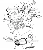 ADMISSION ET ECHAPPEMENT SPORTSMAN 500 W969244 and SWEDISH SPORTSMAN 500 S969244 (4936093609D014)