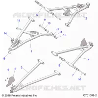 SUSPENSION AVANT CONTROL ARMS