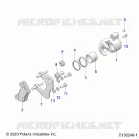 BRAKES, BRAKE ETRIER DE FREIN AVANT
