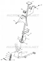 COLONNE DE DIRECTION  Scrambler 500 W97BC50A (4943074307B010)