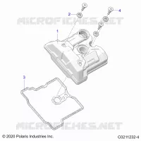ENGINE, COUVERCLE SOUPAPE